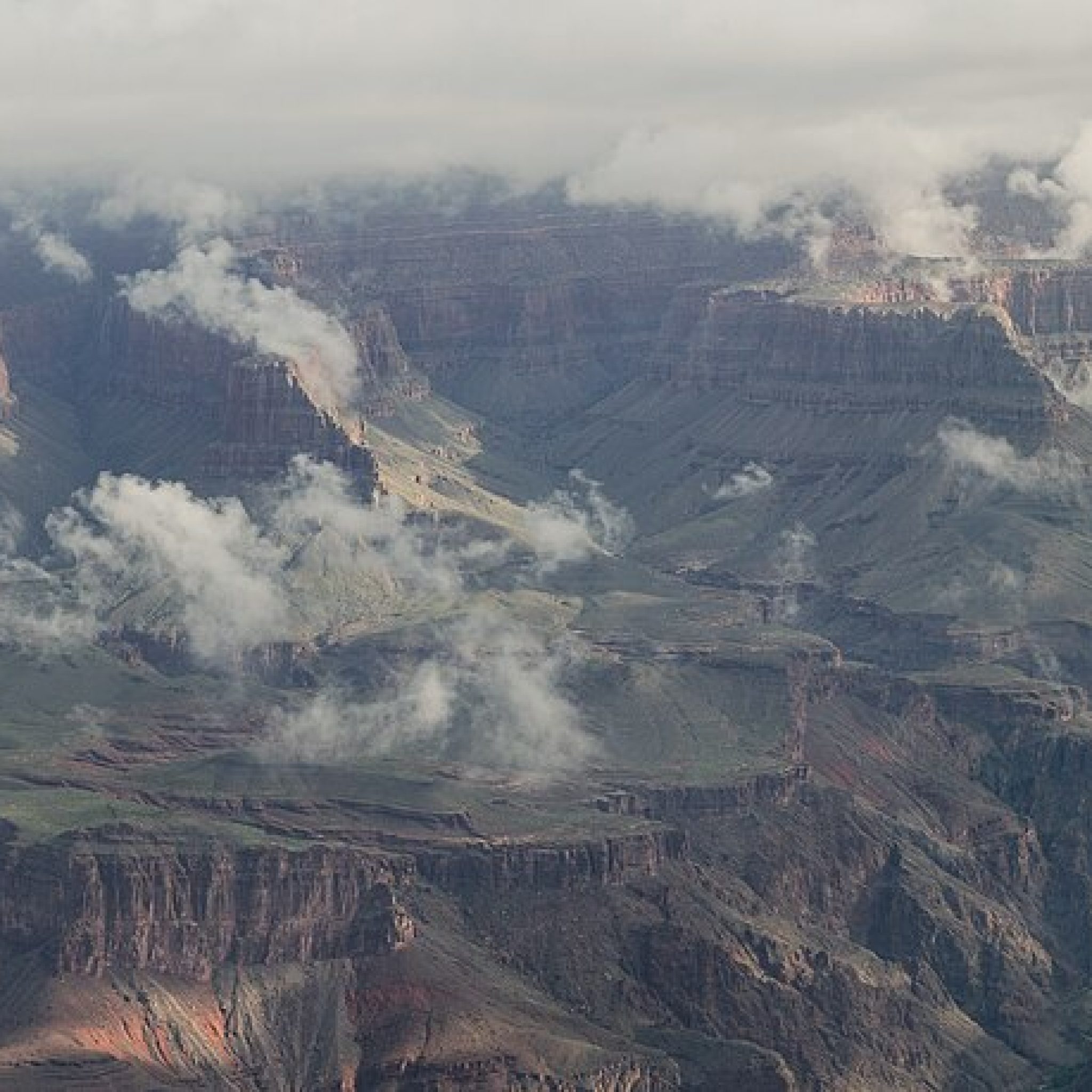 Panorama of the Grand Canyon from Mather Point on the South Rim