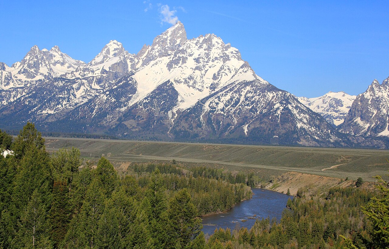 Grand Teton from the Snake River Overlook